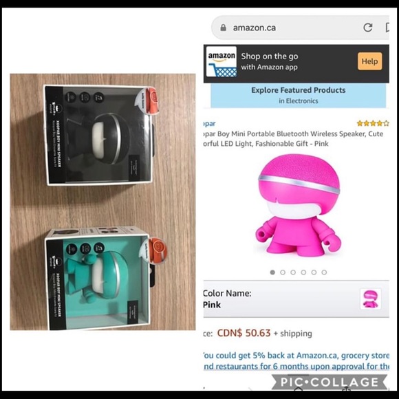 Xoopar Bluetooth Portable Speakers with Selfie